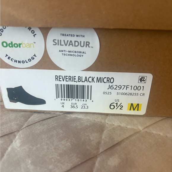 Dr. Scholls Black Ankle Boots - pre-loved in box - Picture 7 of 7